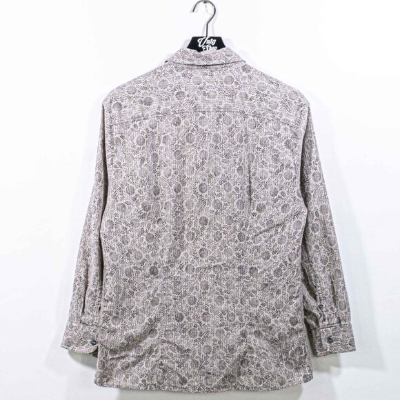 Zegna Sports Floral All Over Print Button Shirt Medium Designer Preppy - Picture 7 of 8